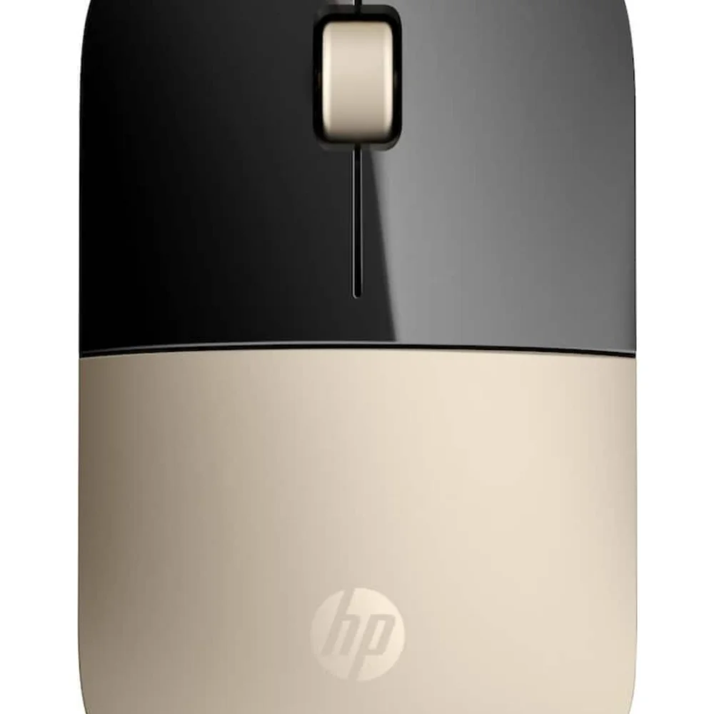 HP 2.4GHz Wireless USB Mouse Z3700 (Matte Gold/Glossy Black) (X7Q43AA#ABL)